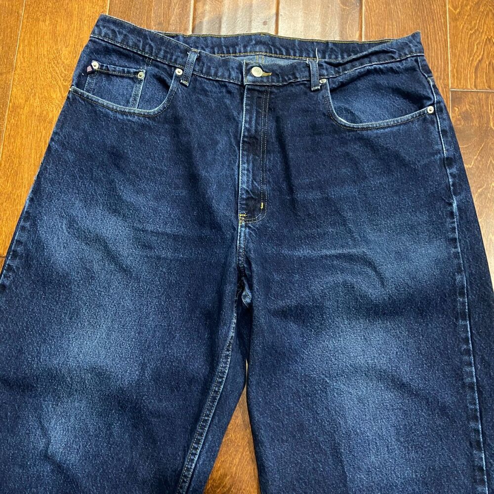 Polo Jeans Company Ralph Lauren Vintage Baggy Banner Jeans Men's Size 38 x 32 - Picture 2 of 9